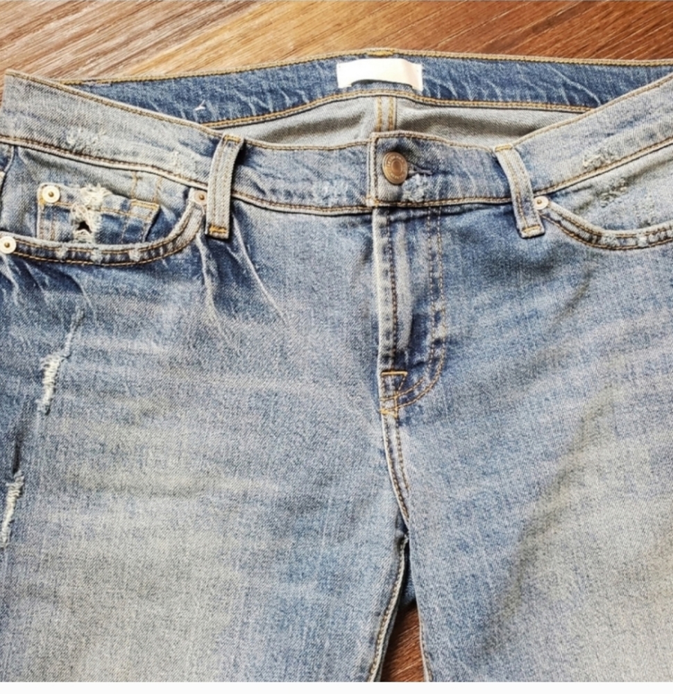 7 For All Mankind Light Wash Original Bootcut 29 - Picture 3 of 13